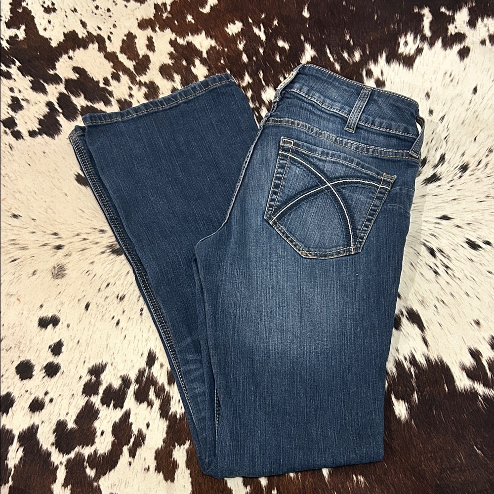 Ariat Women's Boot Cut Jeans in Deep Blue